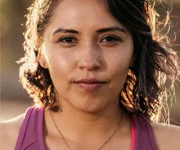 Close up of Women's Face